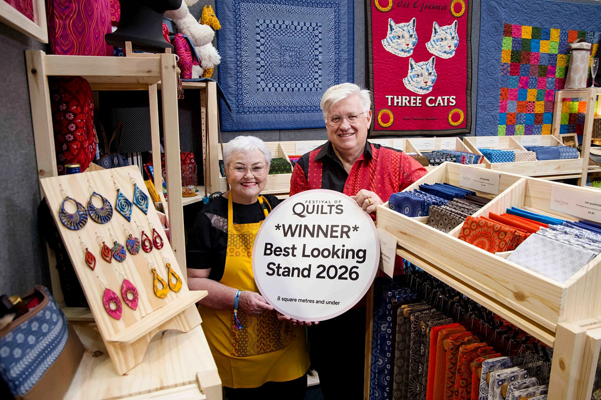 Fabric Story Studio Wins “Best Looking Stand” at Festival of Quilts 2026