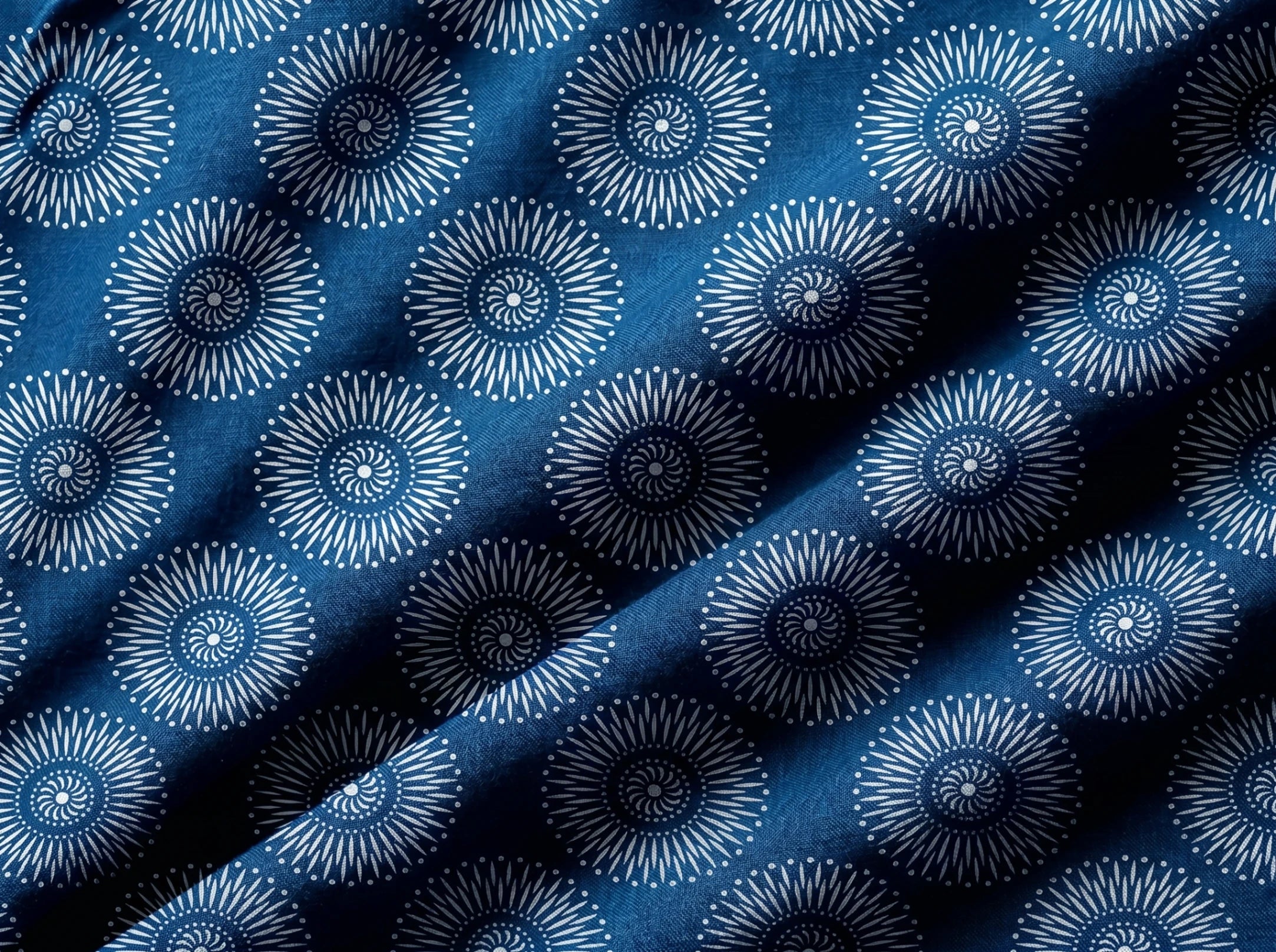Indigo Crest Spiral Sun