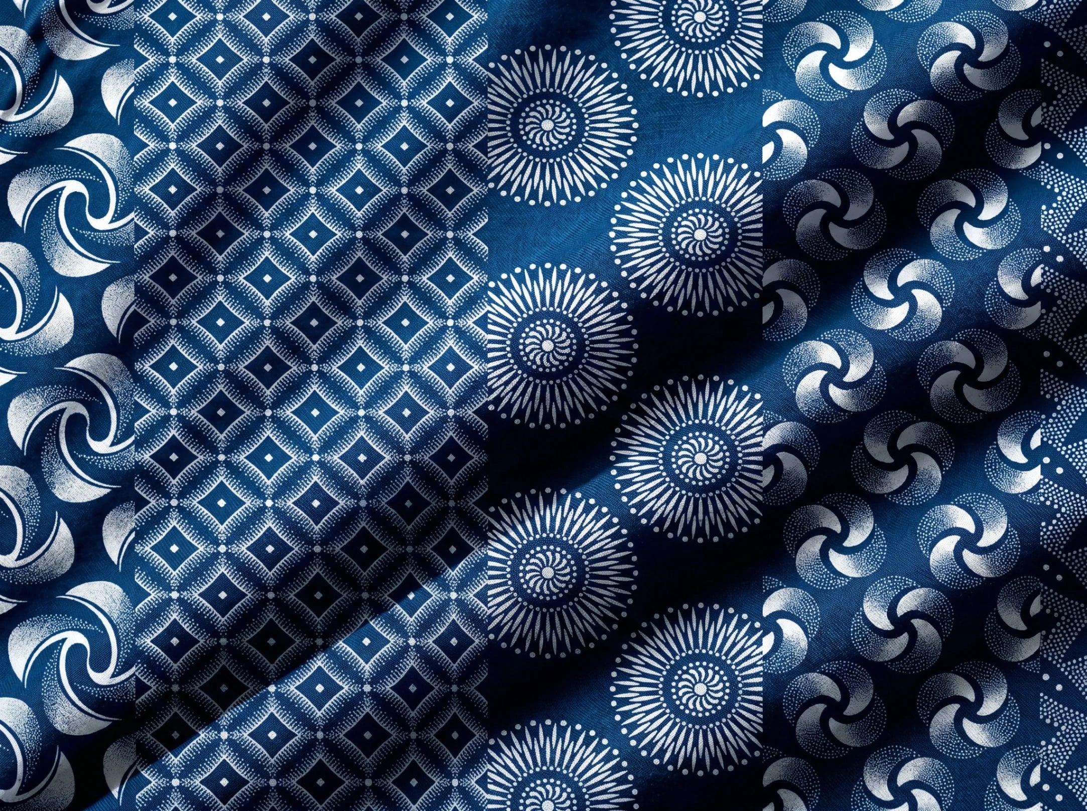 Indigo Crest Heritage Stripe