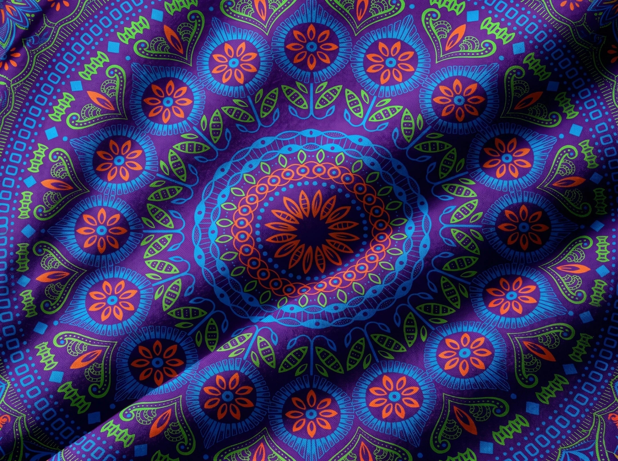 Ultraviolet Rhythm Tapestry