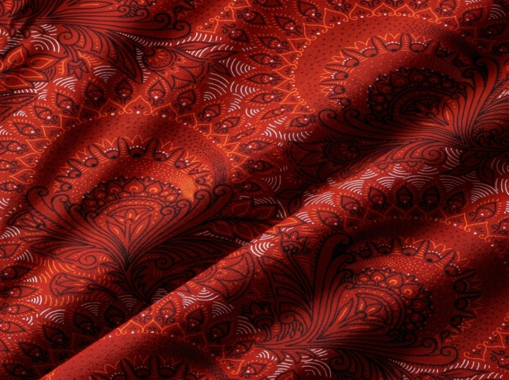 Crimson Ember Plume