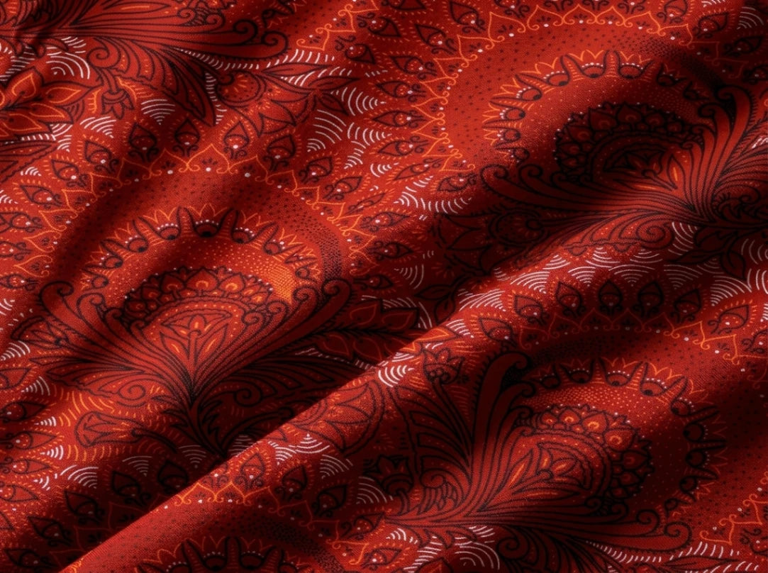 Crimson Ember Plume