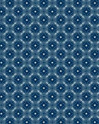 Indigo Crest Rosette