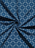 Indigo Crest Rosette