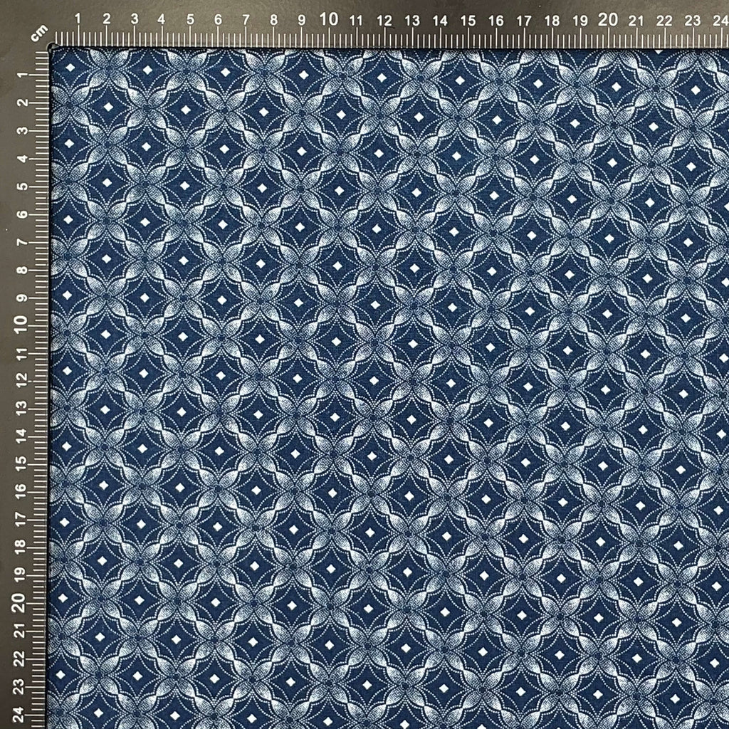 Indigo Crest Rosette