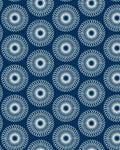 Indigo Crest Sunburst