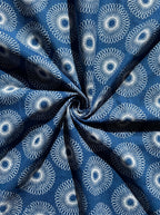 Indigo Crest Sunburst