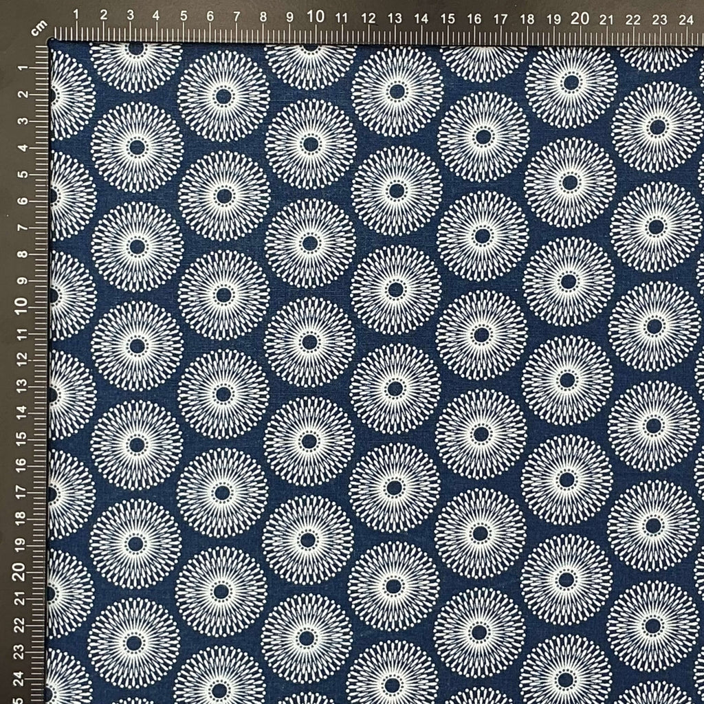 Indigo Crest Sunburst