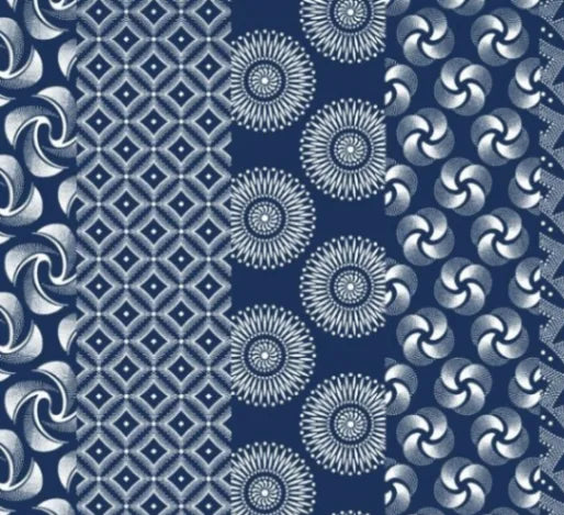 Indigo Crest Heritage Stripe