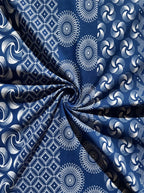 Indigo Crest Heritage Stripe