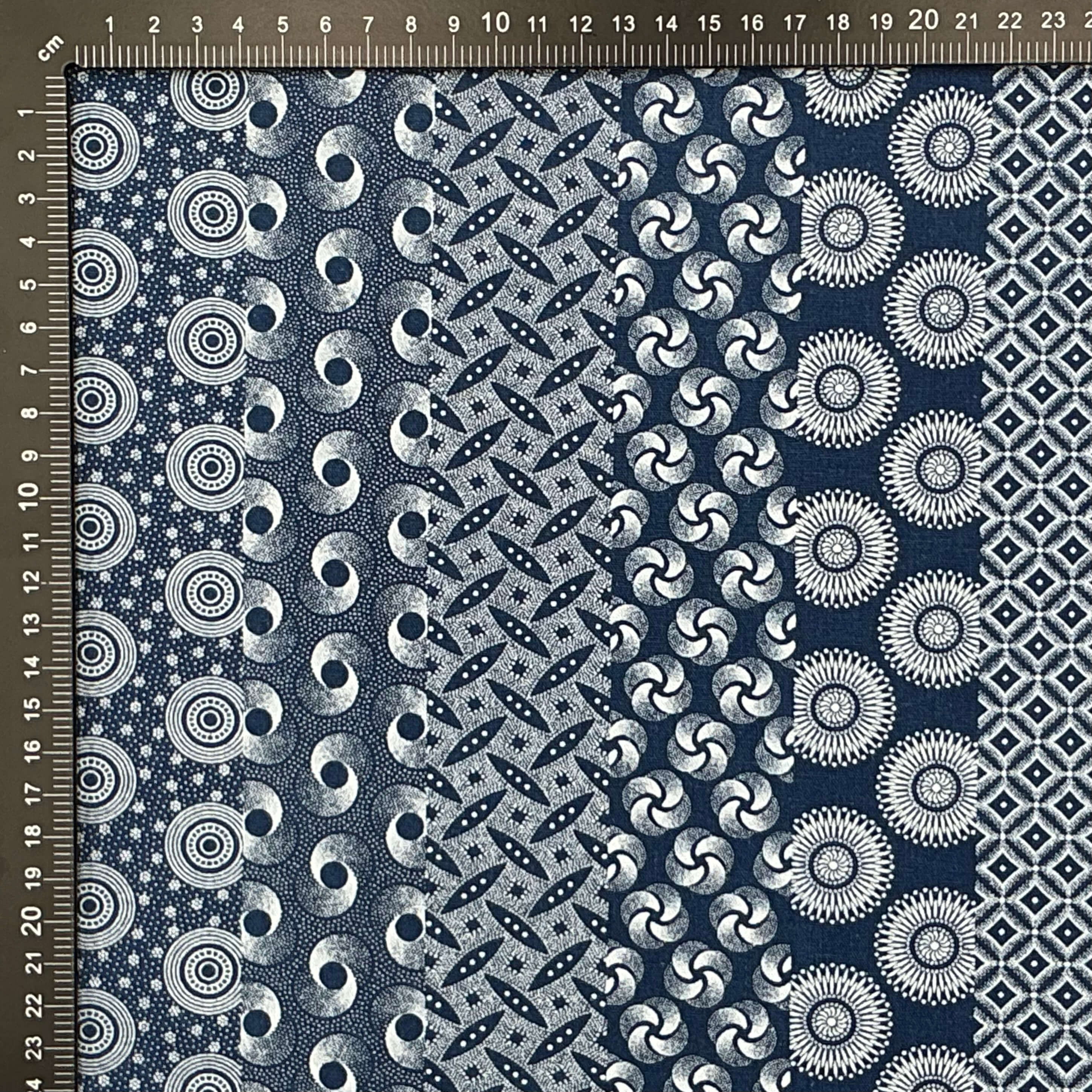 Indigo Crest Heritage Stripe