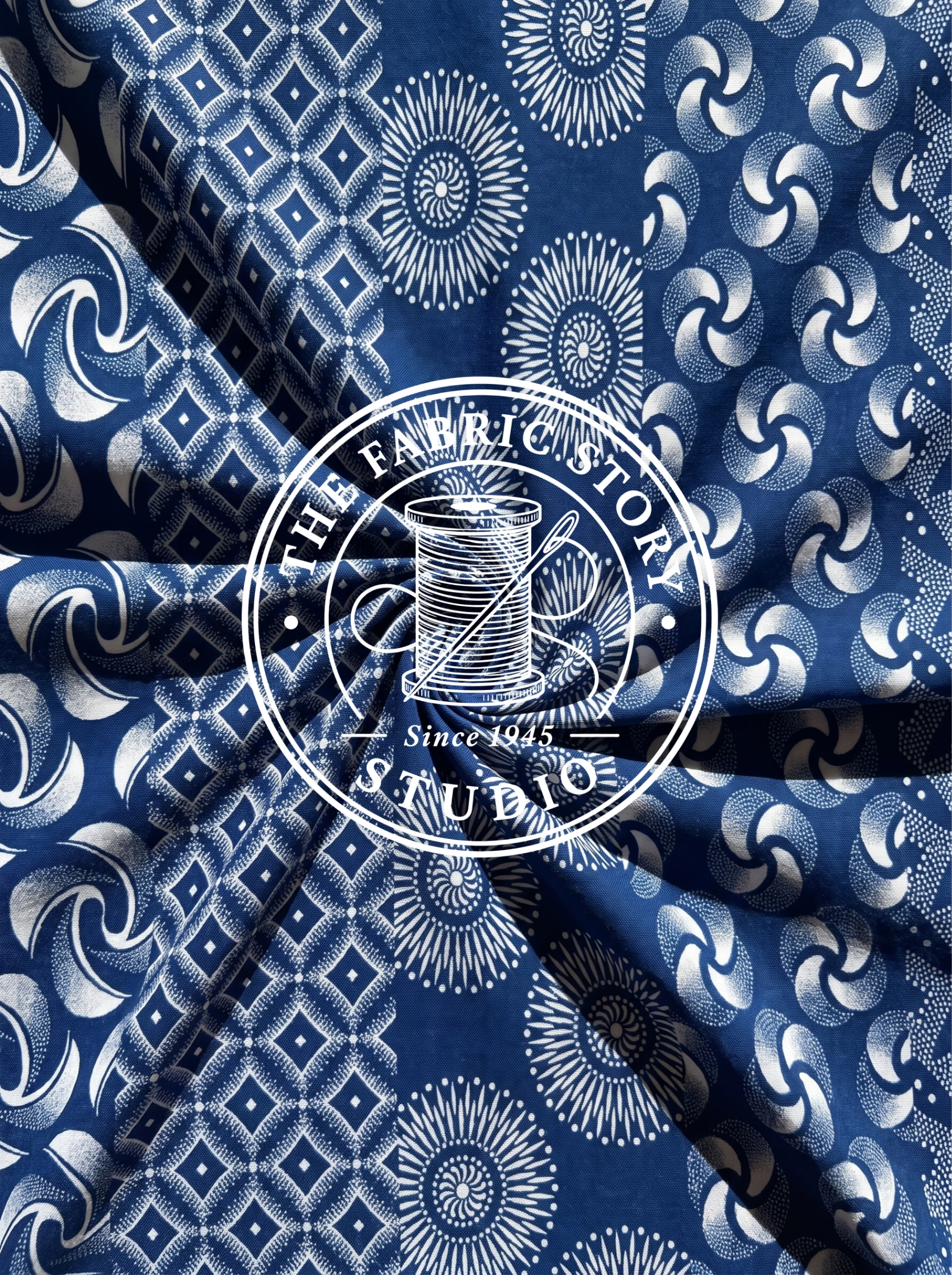 Indigo Crest Heritage Stripe