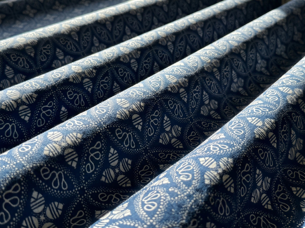 Indigo Crest Filigree
