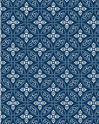 Indigo Crest Filigree