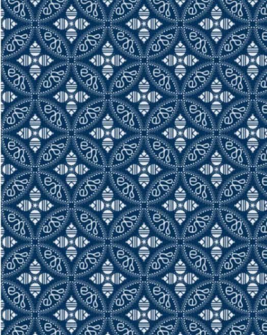 Indigo Crest Filigree