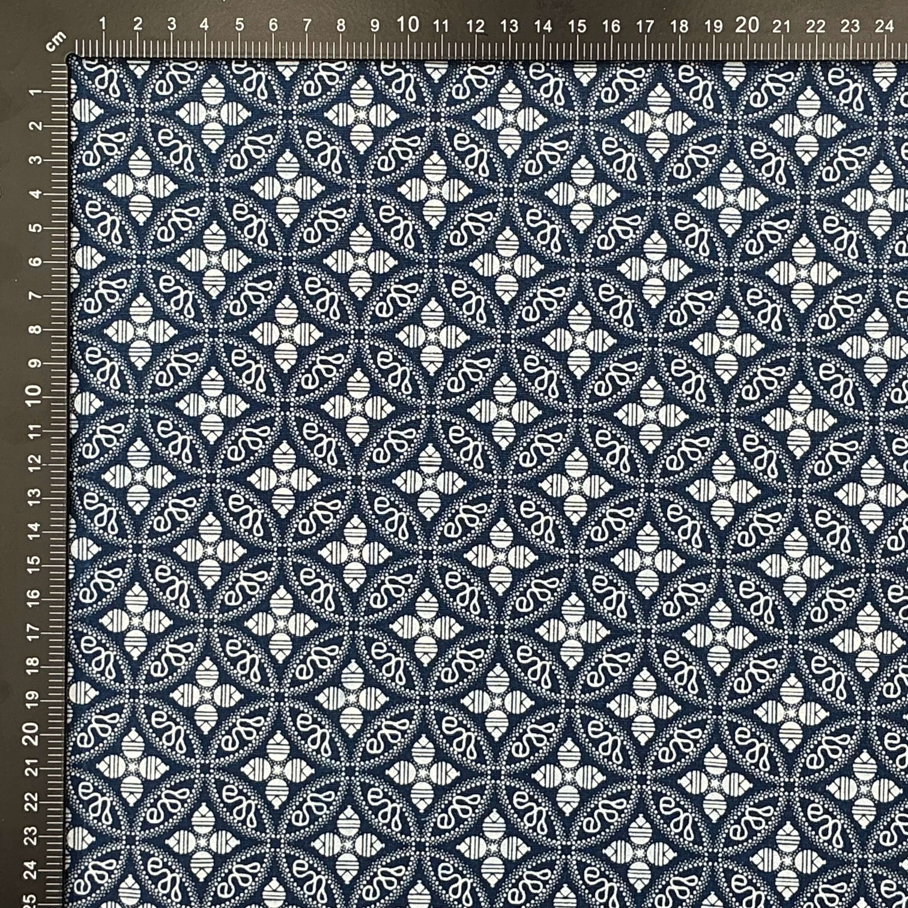 Indigo Crest Filigree
