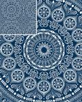 Indigo Crest Tapestry