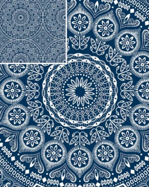 Indigo Crest Tapestry