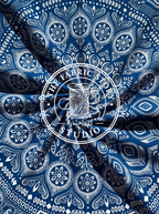 Indigo Crest Tapestry