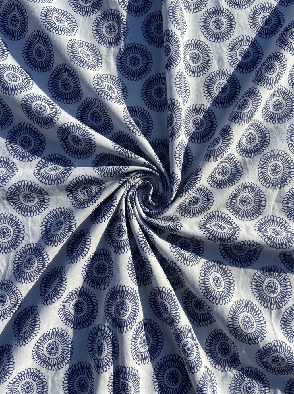 Canvas Ink Spiral Sun