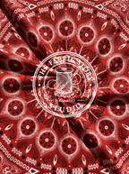 Crimson Eclipse Tapestry