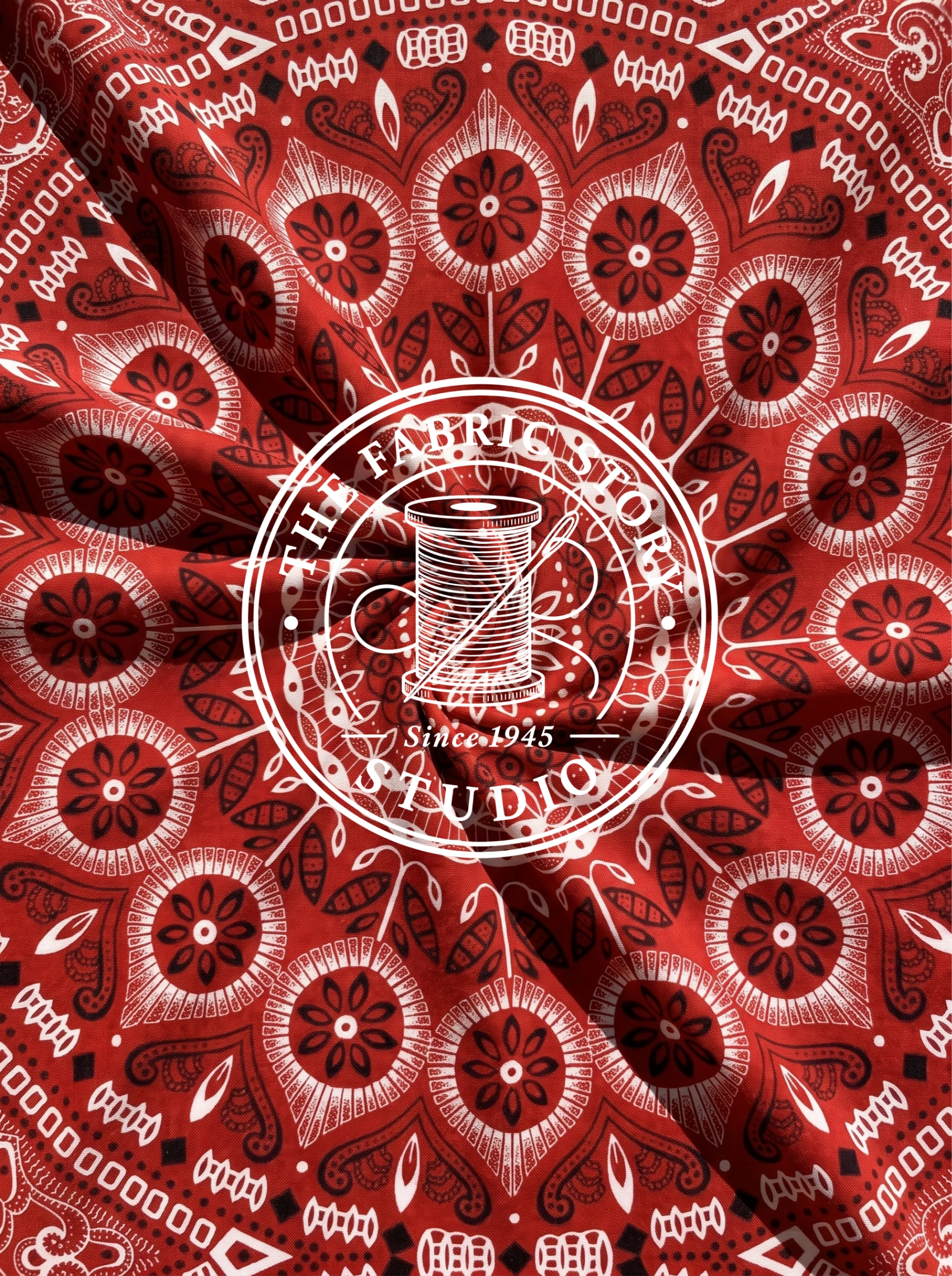 Crimson Eclipse Tapestry