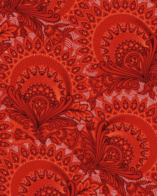 Crimson Ember Plume
