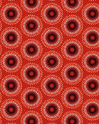 Crimson Ember Sunburst