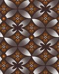 Cocoa Copper Interlockimg Petals
