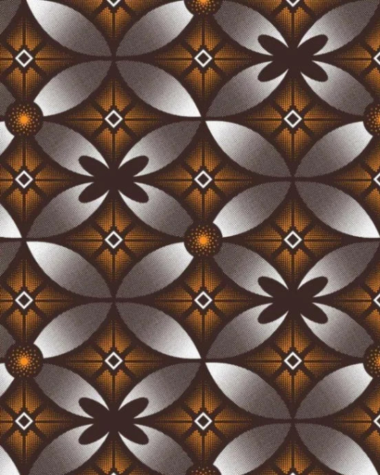 Cocoa Copper Interlockimg Petals