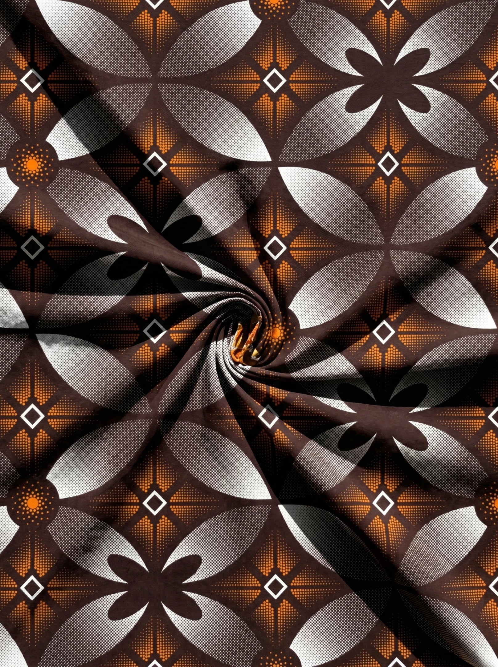 Cocoa Copper Interlockimg Petals