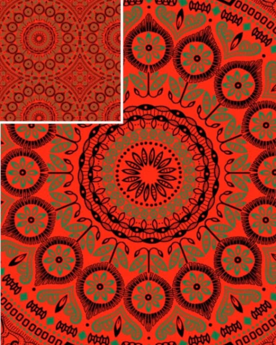 Sunset Carnival Tapestry