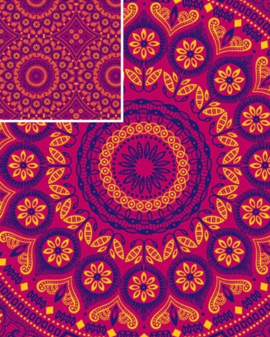 Peony Orchid Tapestry