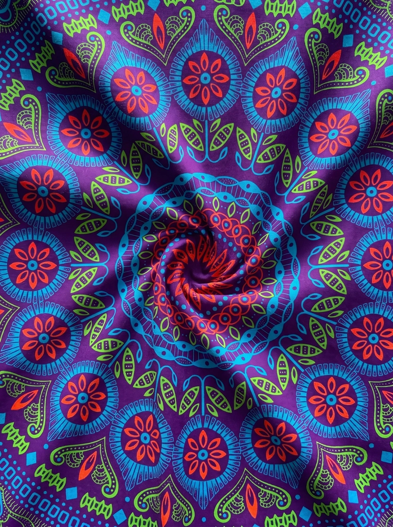 Ultraviolet Rhythm Tapestry