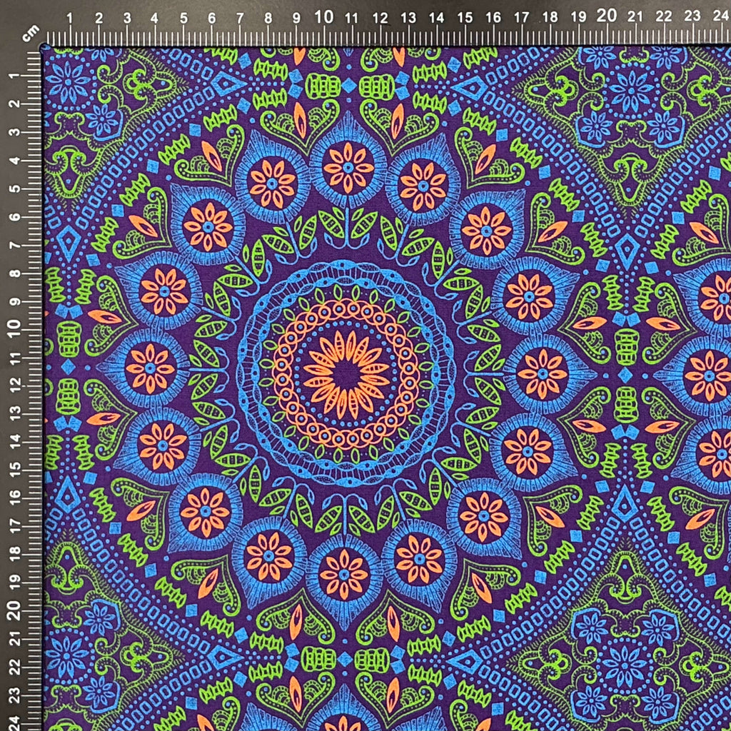 Ultraviolet Rhythm Tapestry