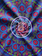 Ultraviolet Rhythm Tapestry