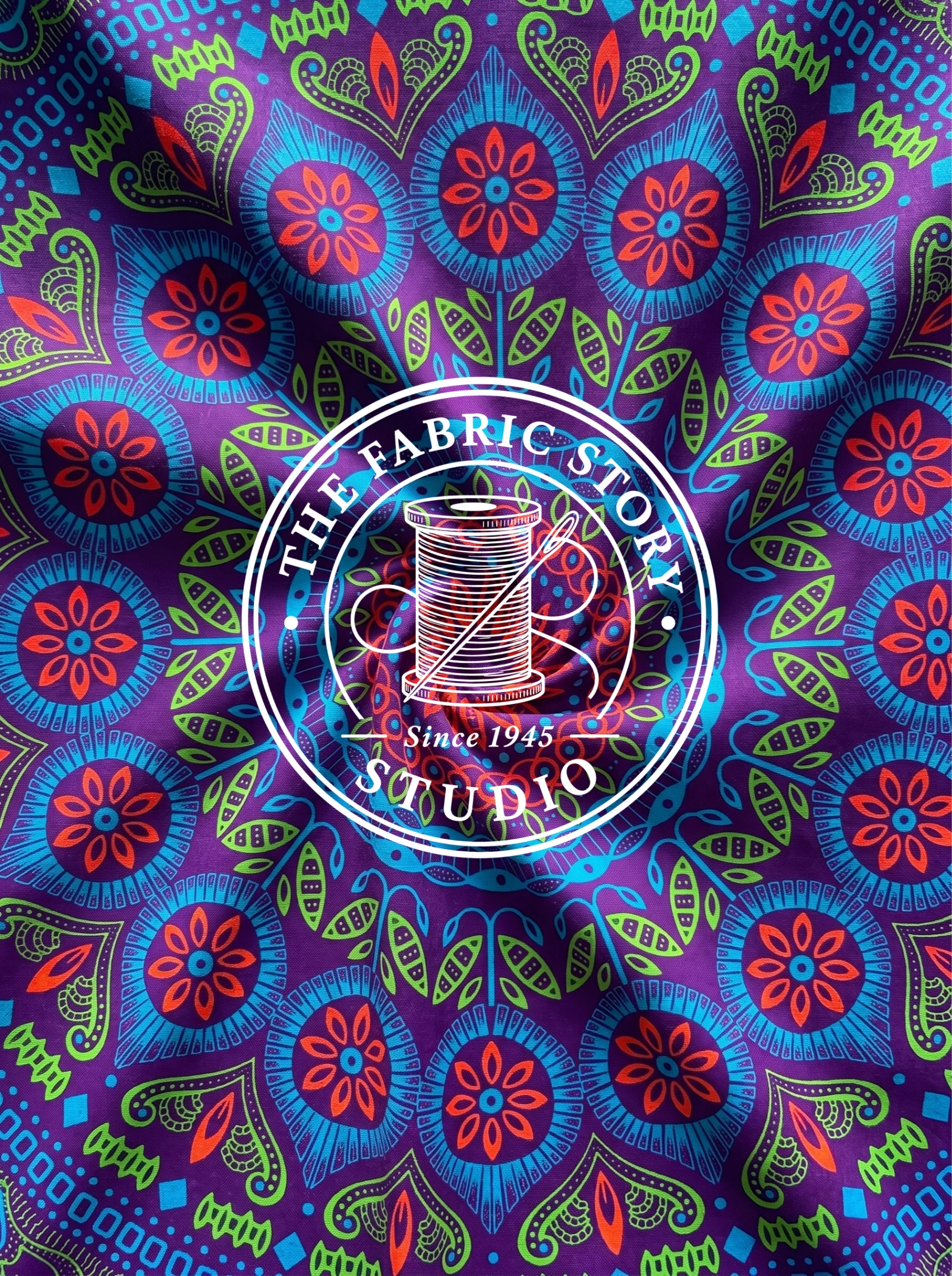 Ultraviolet Rhythm Tapestry