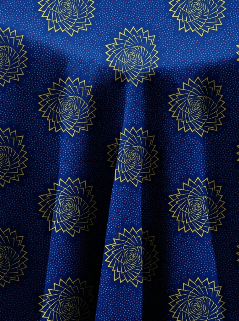 Cobalt Radiance Rosette