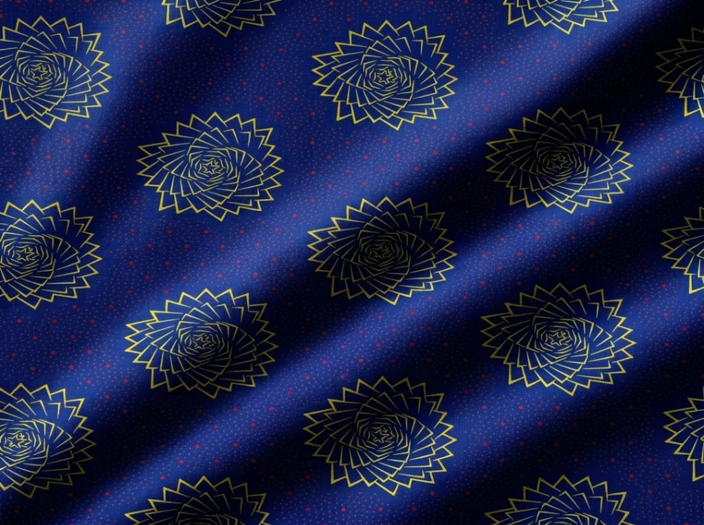 Cobalt Radiance Rosette