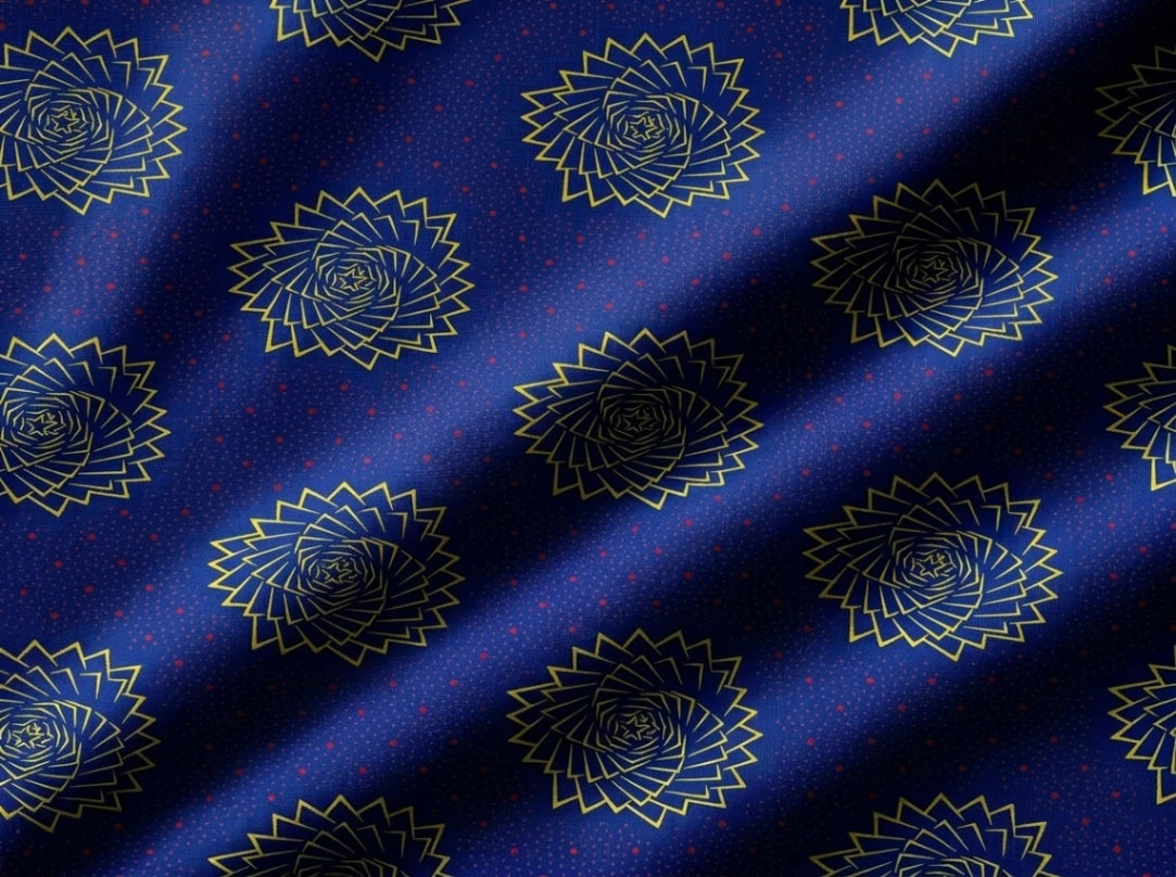 Cobalt Radiance Rosette