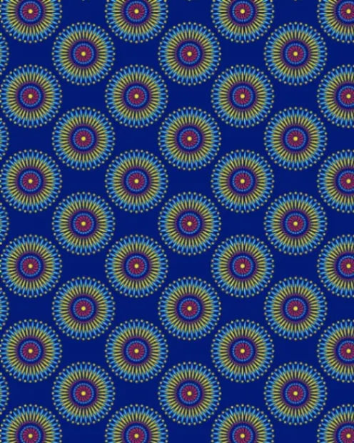 Cobalt Radiance Spiral Sun