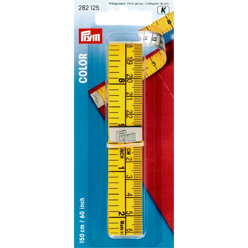 Prym Tape Measure Color inch & cm on both sides 60" / 150cm