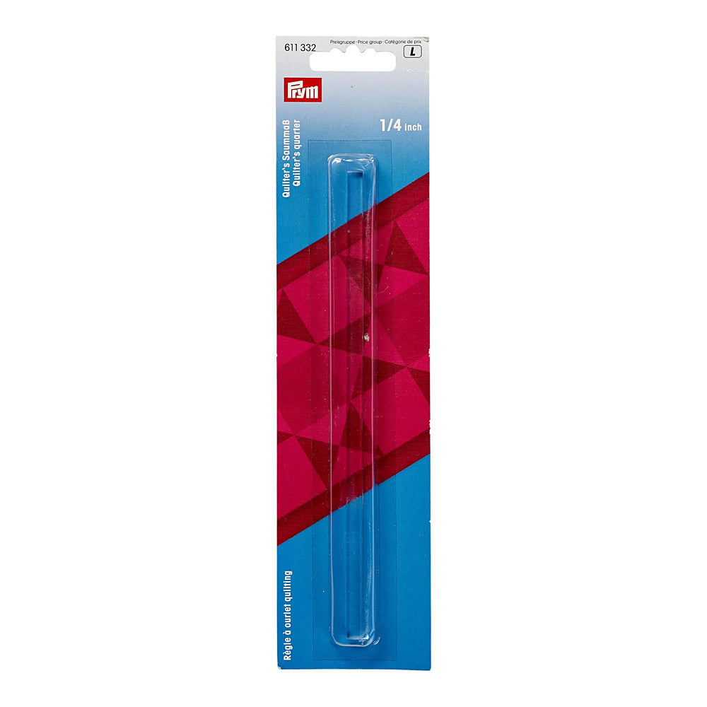 Prym Quilter's Quarter Inch Transparent Seam-Guage