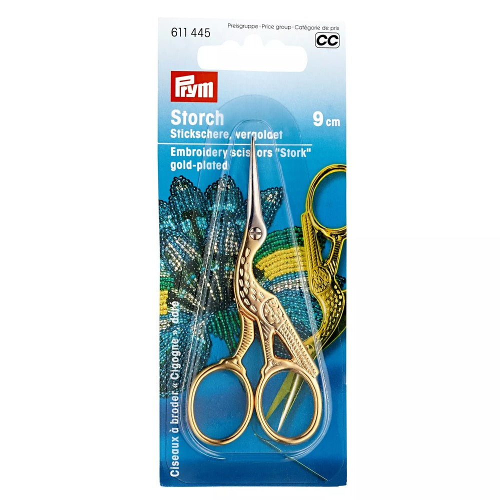 Prym Embroidery Scissors Stork 3 1/2"