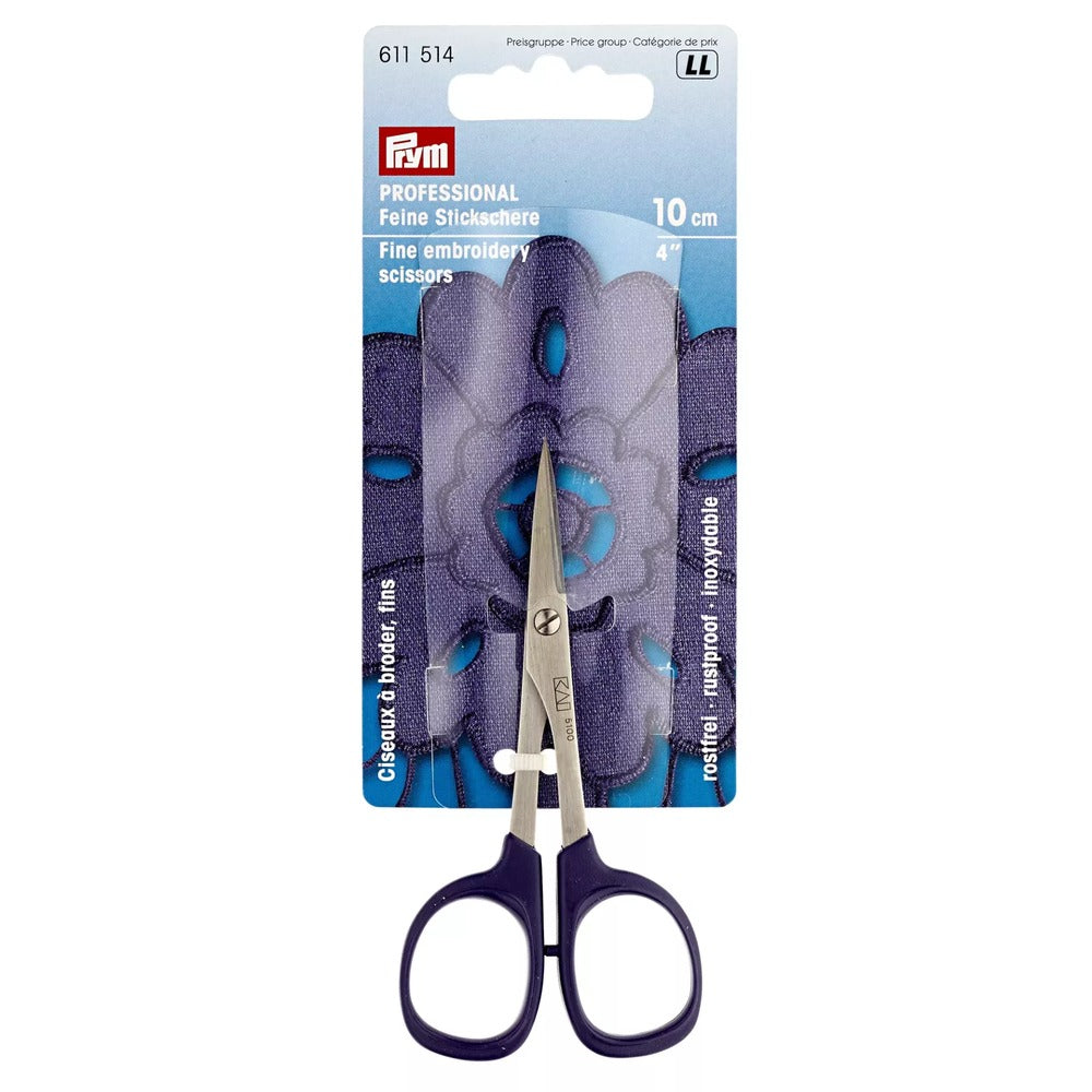 Prym Professional Embroidery Scissors 4 inch / 10 cm