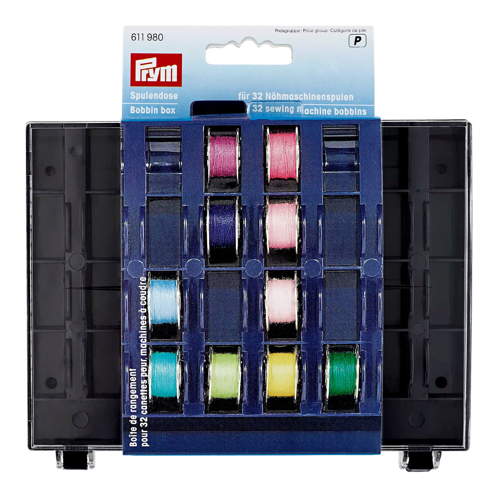 Prym Bobbin Box for 32 Sewing Machine Bobbins