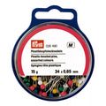 Prym 15g Plastic-headed Straight Pins 0.65 x 34mm Multi-colour