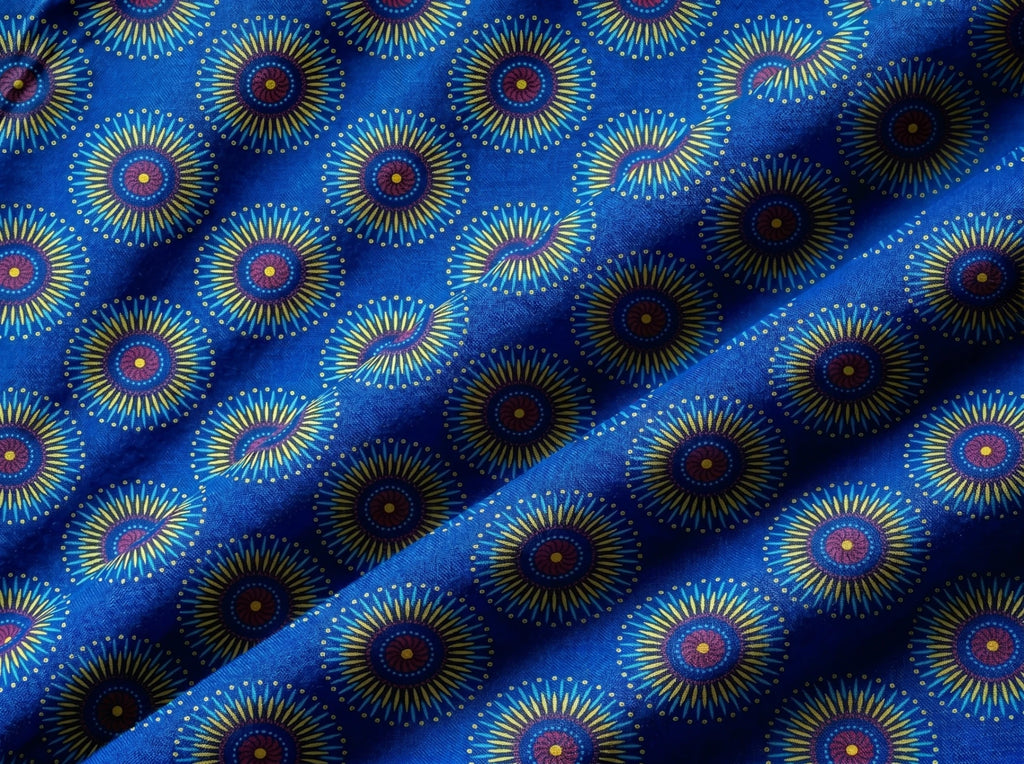 Cobalt Radiance Spiral Sun