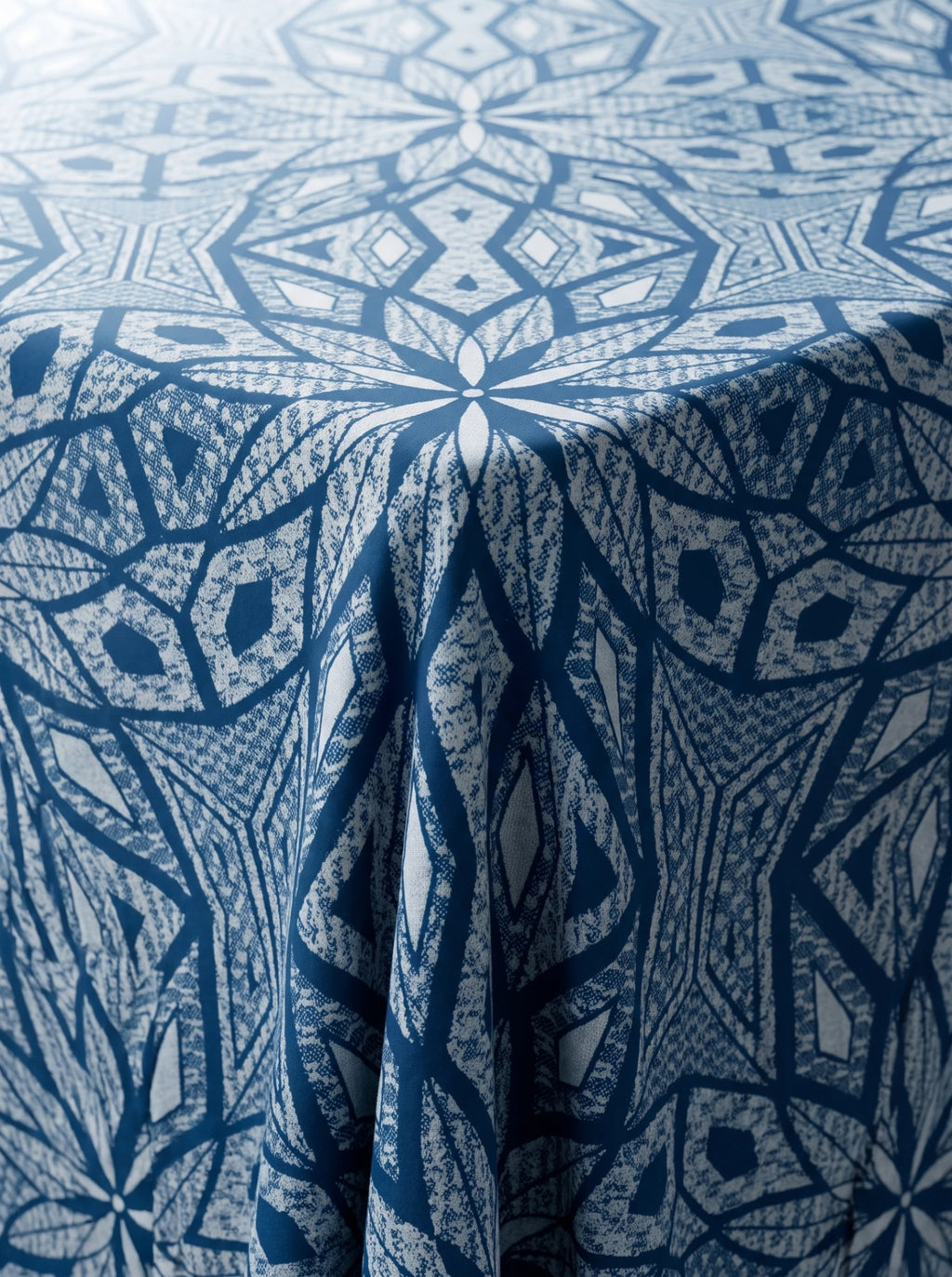 Indigo Crest Geometric Star