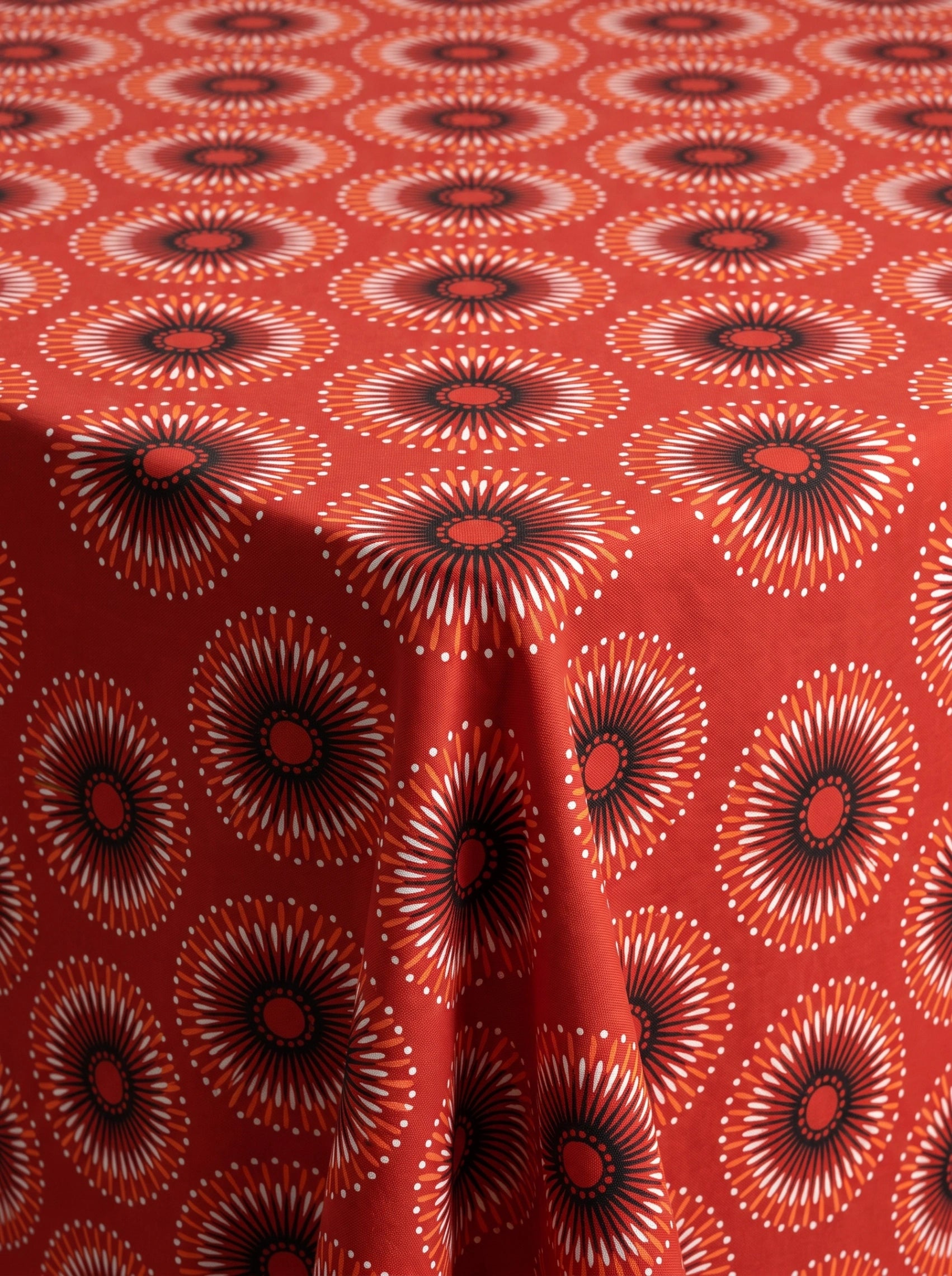 Crimson Ember Sunburst